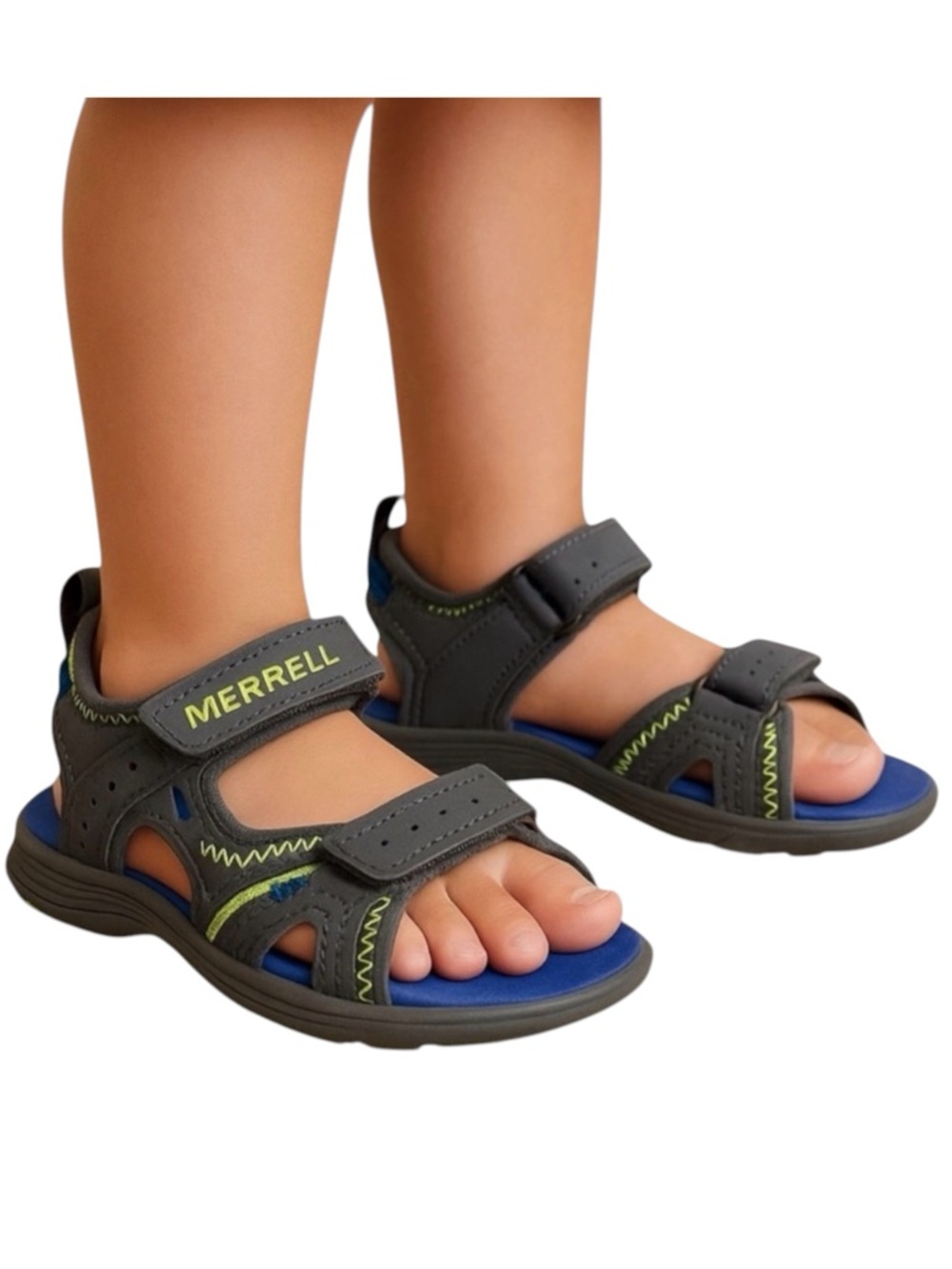 Merrell Sandals Boys Grey Panther Size 10M